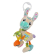 PLAYGRO Sensory Friends - Плюшена играчка, с халка за лесно закрепване и гризалка, 0м+ 2