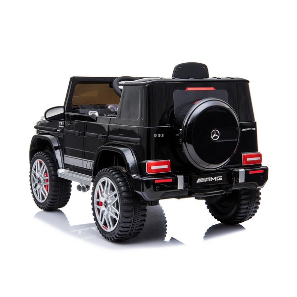 Продукт Акумулаторен джип Licensed Mercedes AMG G63 Facelift 12V с меки гуми и кожена седалка - 0 - BG Hlapeta