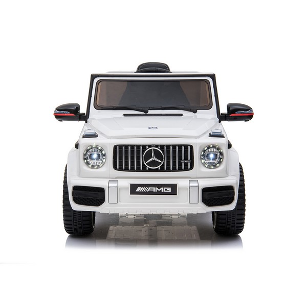 Продукт Акумулаторен джип Licensed Mercedes AMG G63 Facelift 12V с меки гуми и кожена седалка - 0 - BG Hlapeta