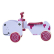 Детска количка за яздене Хипопотам със звук и светлина 4