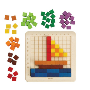 Plan toys - Математическа игра сто кубчета за броене