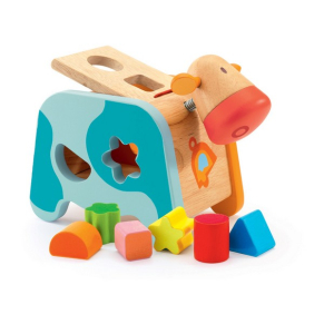 Djeco - Кравичка за сортиране на кубчета
