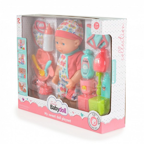 Продукт Tutu love - Кукла с комплект за хранене и къпане 31cm - 0 - BG Hlapeta