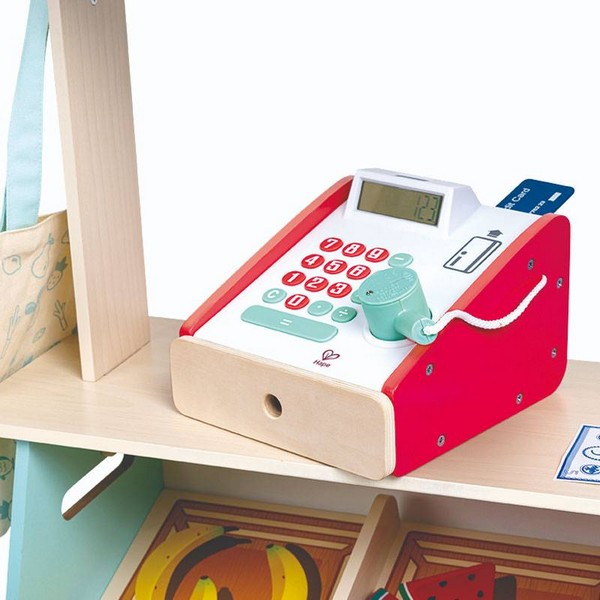 Продукт Hape Щанд с фермерски продукти - Детски игрален комплект, 41 части - 0 - BG Hlapeta