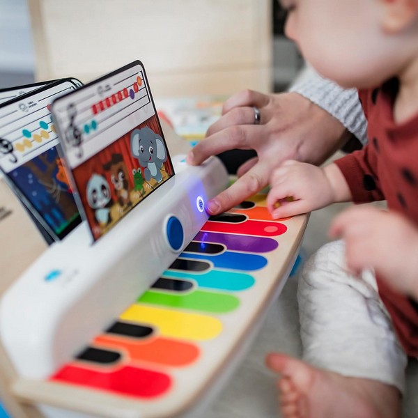 Продукт Hape Baby Einstein - Комплект сензорни музикални инструменти за деца, Китара и пиано - 0 - BG Hlapeta