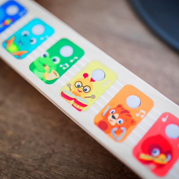 Продукт Hape Baby Einstein - Комплект сензорни музикални инструменти за деца, Китара и пиано - 0 - BG Hlapeta