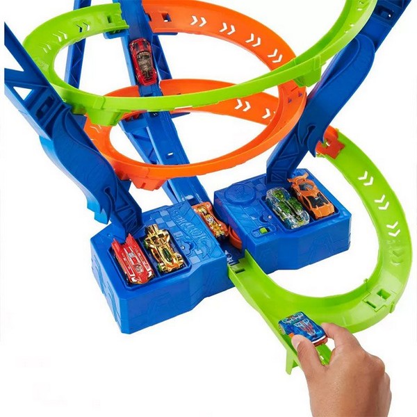 Продукт Mattel Hot Wheels Spiral Speed Crash - Детска писта с една кола - 0 - BG Hlapeta