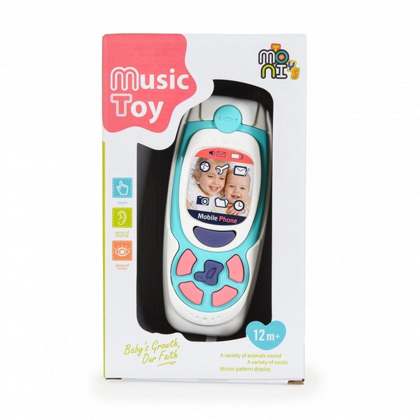 Продукт Moni toys - Бебешки Телефон с Бутони - 0 - BG Hlapeta