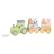 Orange tree toys Трактор с животните от фермата - Играчка за дърпане и сортиране 1