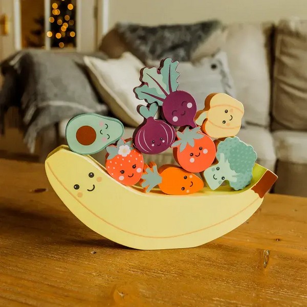 Продукт Orange tree toys Щастливи зеленчуци - Дървена игра за балансиране - 0 - BG Hlapeta