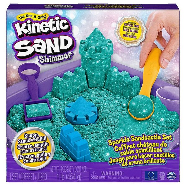 Продукт Spin Master Kinetic Sand Блестящ замък - Кинетичен пясък - 0 - BG Hlapeta