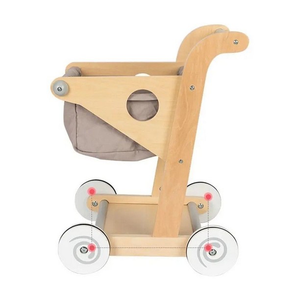 Продукт RTOYS - Дървена детска пазарска количка - 0 - BG Hlapeta
