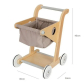 Продукт RTOYS - Дървена детска пазарска количка - 3 - BG Hlapeta