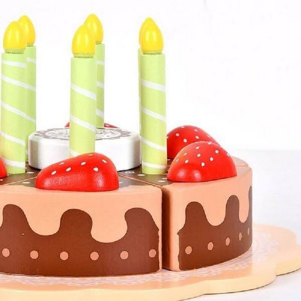 Продукт RTOYS Happy Birthday Шоколад - Дървена торта - 0 - BG Hlapeta
