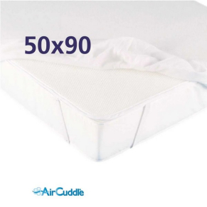 AirCuddle ANGEL - Микро перфориран долен чаршаф, 50/90 см