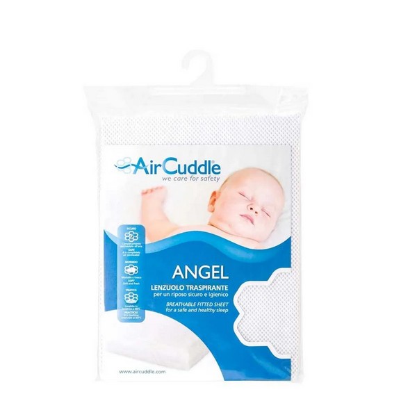 Продукт AirCuddle ANGEL - Микро перфориран долен чаршаф, 50/90 см - 0 - BG Hlapeta