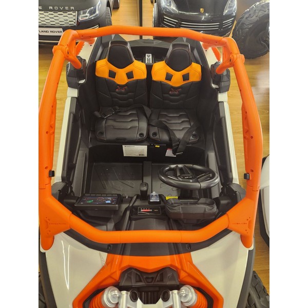 Продукт Двуместно акумулаторно бъги  Licensed CAN AM Maverick 24V с меки гуми и кожени седалки - 0 - BG Hlapeta