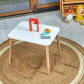 Продукт Ginger Home BUNNY - Детска Дървена Маса с 2 Столчета, Комплект за Учене, Рисуване, Игра, Хранене, за Детска Стая - 16 - BG Hlapeta