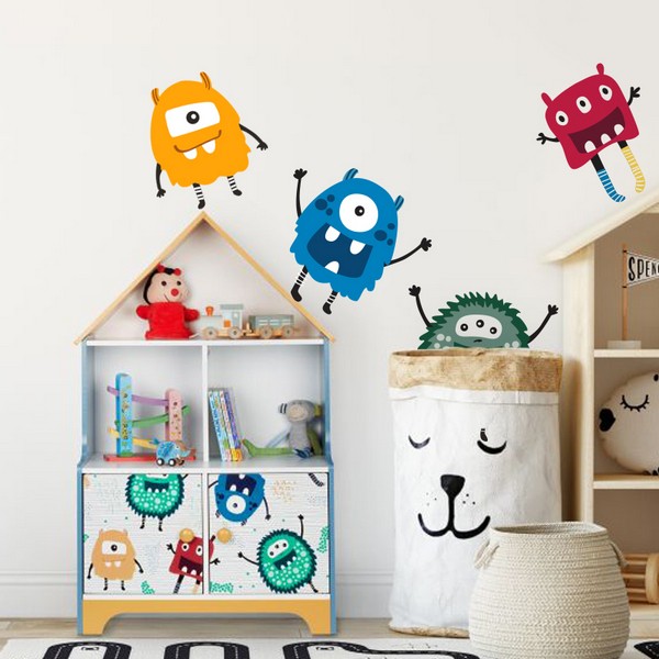 Продукт Ginger Home - Комплект 2 броя стикери за декорация на детска стая, стена, прозорец, мебели - 0 - BG Hlapeta