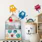 Продукт Ginger Home - Комплект 2 броя стикери за декорация на детска стая, стена, прозорец, мебели - 8 - BG Hlapeta