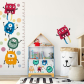 Продукт Ginger Home - Комплект 2 броя стикери за декорация на детска стая, стена, прозорец, мебели - 6 - BG Hlapeta