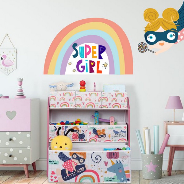Продукт Ginger Home - Комплект 2 броя стикери за декорация на детска стая, стена, прозорец, мебели - 0 - BG Hlapeta