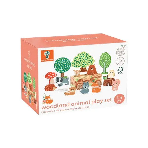 Продукт Orange Tree Toys Woodland - Горски животни с количка - 0 - BG Hlapeta