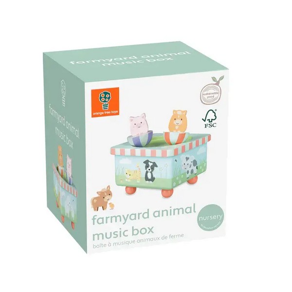 Продукт Orange Tree Toys Ферма - Дървена музикална кутия - 0 - BG Hlapeta