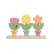 Orange Tree Toys Spring Garden - Саксии и цветя, сортер 1
