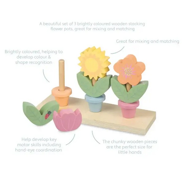 Продукт Orange Tree Toys Spring Garden - Саксии и цветя, сортер - 0 - BG Hlapeta