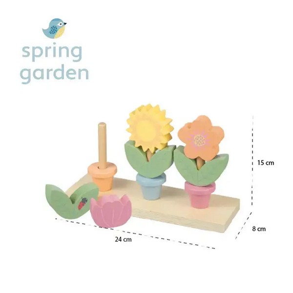 Продукт Orange Tree Toys Spring Garden - Саксии и цветя, сортер - 0 - BG Hlapeta