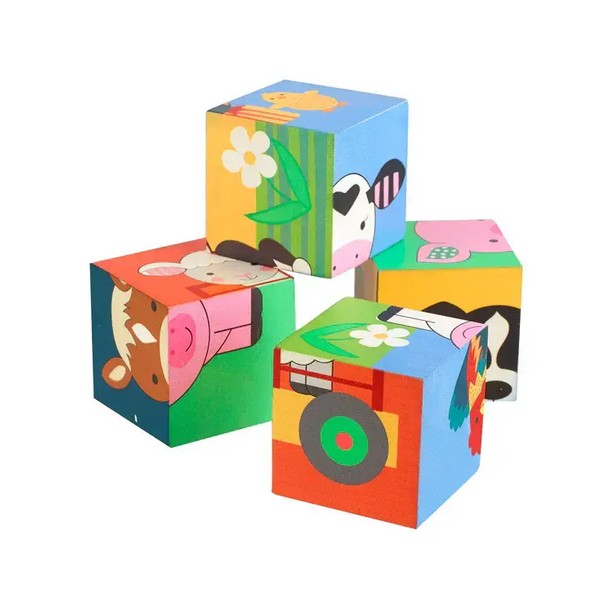 Продукт Orange Tree Toys Животните от фермата - Дървени кубчета - 0 - BG Hlapeta