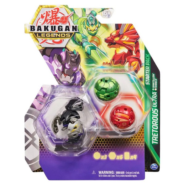 Продукт BAKUGAN LEGENDS - Стартов пакет 3 Топчета Асортимент - 0 - BG Hlapeta