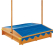 GINGER HOME - Детски пясъчник, с регулируемeм, водоустойчив сенник-покривало anti-UV 30, дървен, 117х117 см 3