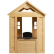 GINGER HOME - Детска Къща, Дървена, Игра на Открито в Двора и Градината, 140 х 112 x 108 см. 4