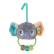 Playgro Fauna Friends - Активна гимнастика с дървена арка, с три свалящи се играчки и подплатено кръгло килимче, 0м+
