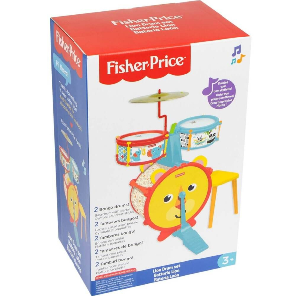 Продукт Claudio Reig Fisher Price Lion - Детски барабани, със столче - 0 - BG Hlapeta