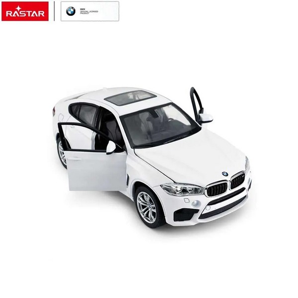 Продукт RASTAR Die cast - Джип BMW X6M с отварящи се врати 1:24 - 0 - BG Hlapeta