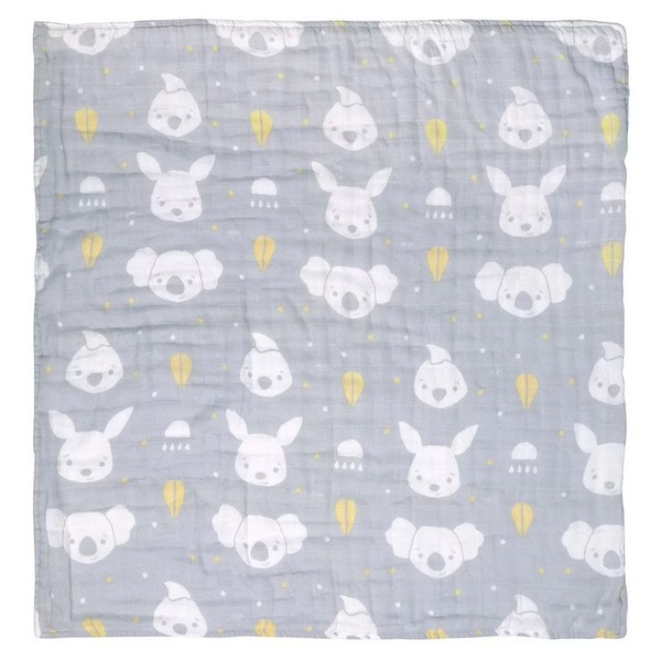 Продукт Playgro Fauna Friends - Бебешко муселиново одеяло за количка от 100 процента естествен памук, размер 70 х 70 см - 0 - BG Hlapeta