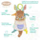 Продукт Playgro Fauna Friends - Мека плюшена кърпичка за гушкане Кенгуру, с клипс за закачане върху количка - 6 - BG Hlapeta