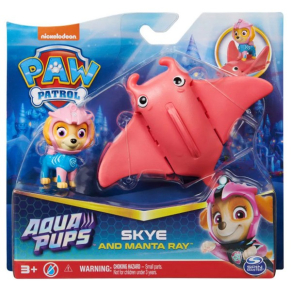 PAW PATROL Aqua Pups - Фигурка Скай с подводен приятел Манта