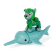 PAW PATROL Aqua Pups - Фигурка Роки с подводен приятел Риба-трион 4