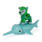 Продукт PAW PATROL Aqua Pups - Фигурка Роки с подводен приятел Риба-трион - 4 - BG Hlapeta