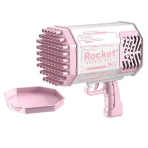 Bubble Gun Rocket - Базука за 69 Балончета Розова