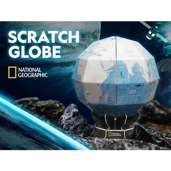 Продукт CubicFun Пъзел 3D National Geographic - Глобус с изтриване 32ч - 0 - BG Hlapeta