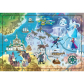 Продукт CLEMENTONI Story Maps Frozen - Пъзел Disney 1000ч - 1 - BG Hlapeta