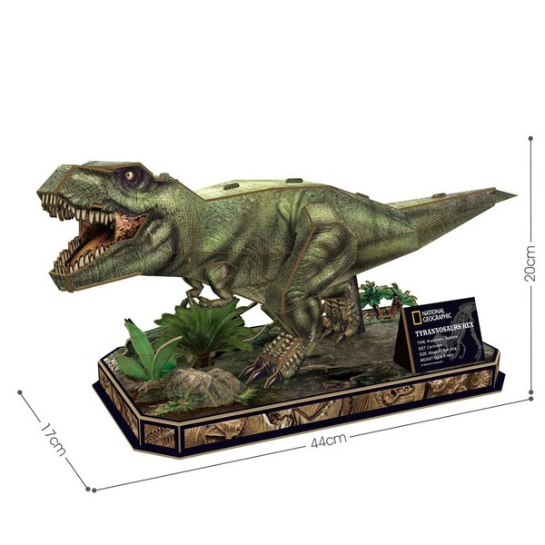 Продукт CubicFun National Geographic - Пъзел 3D  Tyrannosaurus Rex 52ч - 0 - BG Hlapeta