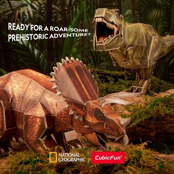 Продукт CubicFun National Geographic - Пъзел 3D  Tyrannosaurus Rex 52ч - 0 - BG Hlapeta
