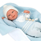 Продукт Arias Паоло - Кукла-бебе със синьо одеяло и аксесоари - 40 см - 4 - BG Hlapeta