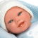 Arias Паоло - Кукла-бебе със синьо одеяло и аксесоари - 40 см